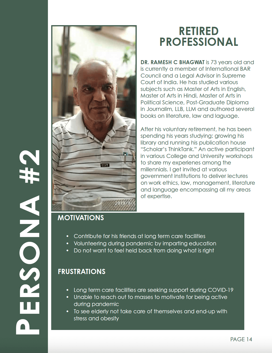 user persona#2 for CareCan brand